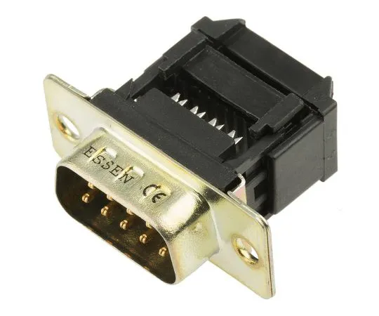 63-4910-53 RS 2.77mm Pitch 9 Way IDC D-sub Connector, Plug, Metal Shell 642-4834