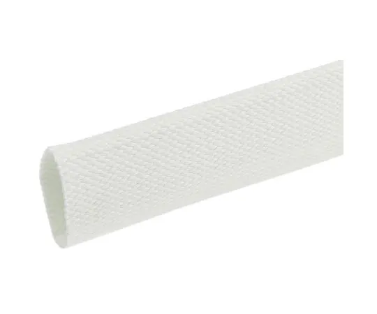 63-4932-82 RS Braided Fibreglass Natural Cable Sleeve, 20mm Diameter, 5m Length 668-1258