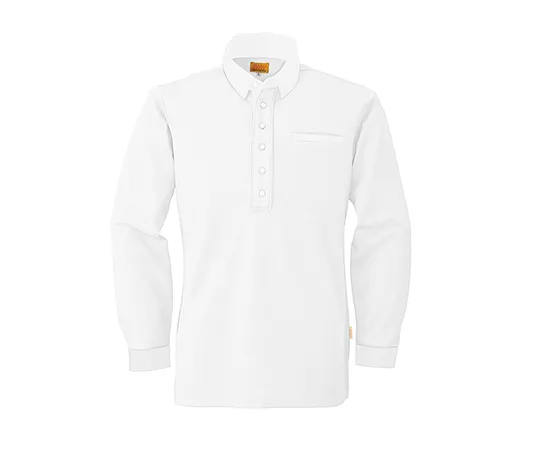 63-1822-61 Unisex Long Sleeve Polo Shirt White SW525-10-SS