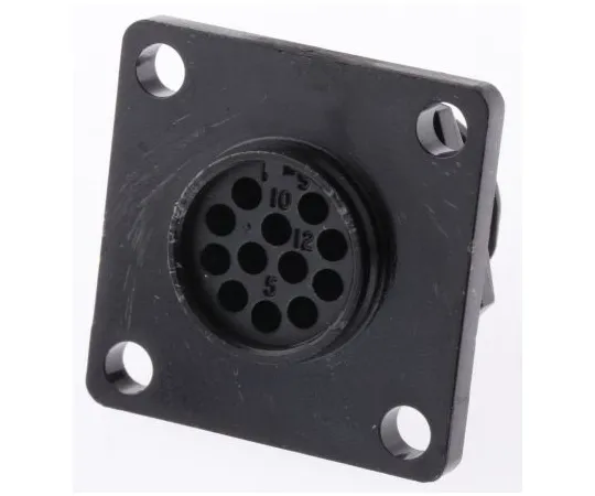 63-4760-79 Deutsch IMC Series Panel Mount Housing, 12 contacts Socket IMC24-2212X