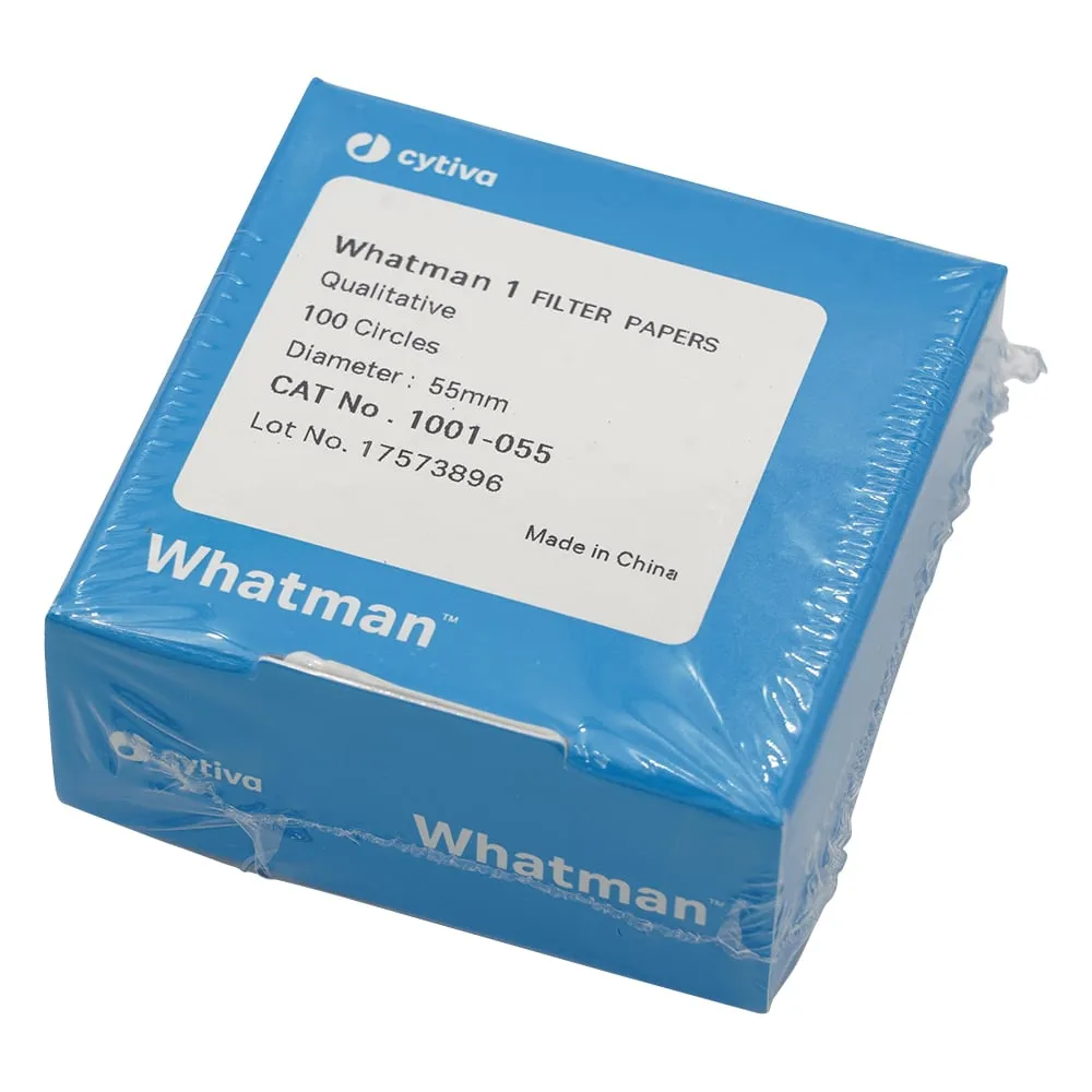 2-317-01 Qualitative Circular Filter Paper No.1 5.5cm 100 Pieces 1001-055