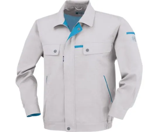 65-8359-74 Long Sleeve Blouson Silver Gray 3L 1554-22-3L