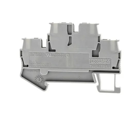 63-4915-91 Phoenix Contact, Clipline Series , 500 V Double Level Terminal Block 3031157