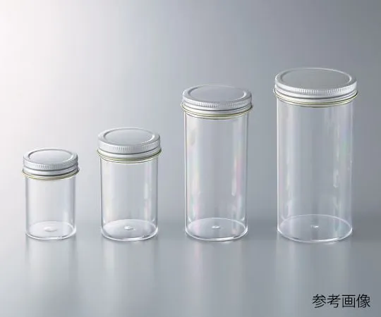 4-542-01　［Discontinued］Styrene Screw-Top Bottle (With Packing) 60mL 60 Pieces　MSC60