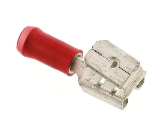 63-4799-73 TE Connectivity PIDG FASTON .250 Series Insulated Crimp Piggyback Terminal, 6.35 x 0.81mm, 0.3mm² to 1.5mm², 22AWG to 160834-2