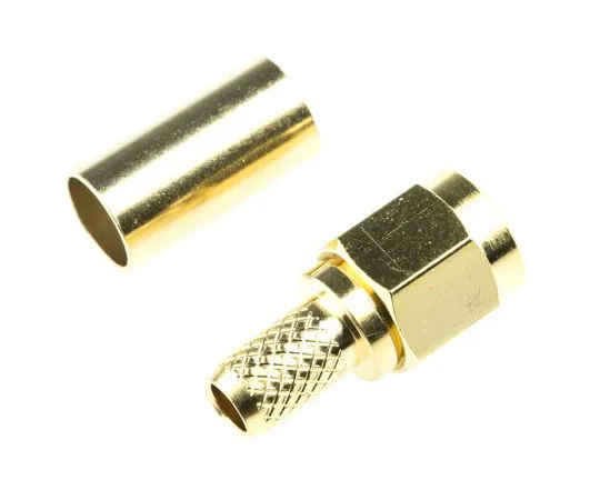 63-4874-14 RS PRO Straight 50Ω Cable Mount SMA Connector, Crimp Termination RG142U 546-3226