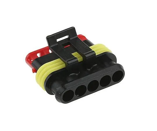 63-4760-49 TE Connectivity AMP Superseal 1.5 Female Connector Housing, 6mm Pitch, 5 Way, 1 Row 282089-1