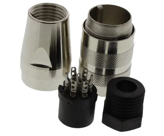 63-4698-67 Amphenol C 091 D Series, 7 Pole Din Socket Socket, 5A, 300 V ac/dc IP67, Screw On C091-31D007-1002