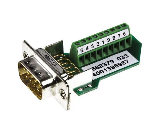 63-4831-22 Phoenix Contact VS-09 Series 9 Way Straight Male Screw Terminal D-sub Connector 1688379