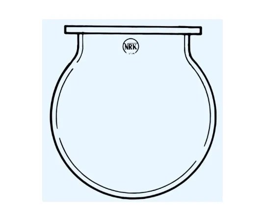 65-8675-41 Flask Round Separable for φ85 Port Inner Diameter φ85 mm 300 mL 246-300