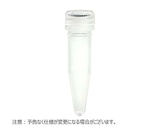 65-3777-25 Micro Tube with Screw Cap 1.5 ml 1 Set (500 Pieces x 10 Pieces) 3464