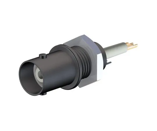63-4736-94 Multi Contact Straight Panel Mount Bulkhead Fitting BNC Connector, jack, Solder Termination 67.9764-21