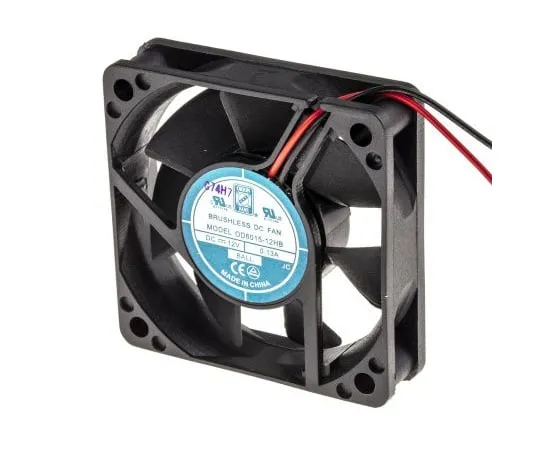 63-4867-38 RS PRO Axial Fan, 60 x 60 x 15mm, 16cfm, 1.6W, 12 V dc 541-4959