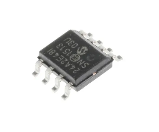 63-4932-38 Microchip 24AA02E48-I/SN, 2kbit Serial EEPROM Memory, 3500ns 8-Pin SOIC I2C 24AA02E48-I/SN