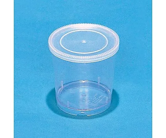 68-5195-28　［Discontinued］φ100x94mm/0.5 L Poly Container (Clear/10 Pieces)　EA508AF-130