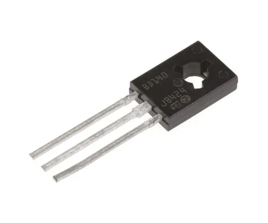 63-4760-62 STMicroelectronics BD140 PNP Transistor, 3 A, 80 V, 3-Pin SOT-32 BD140