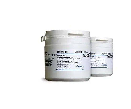 61-0307-10 Buffer Tablet Ph7.2 for Preparation Of Phosphoric Acid Buffer Solution for Blood Picture (1 Tablet/1L 100 Tablets Included) 109468 100Tabs 1.09468.0100