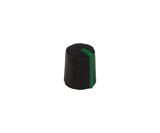 63-4757-23 Sifam Potentiometer Knob, Push-On Type, 11mm Knob Diameter, Black, D Shaped Shaft Type, 6mm Shaft 3/03/DR110-006/237/232