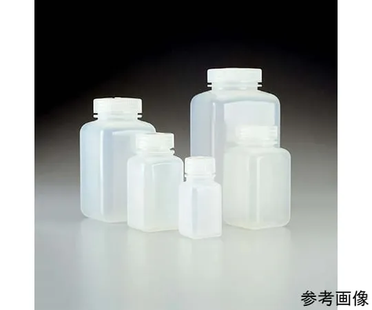 64-7656-24 Wide Mouth Square Bottle (PPCO) 60 mL, 12 Pieces 2110-0002JP