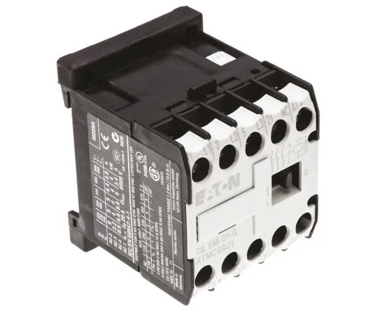 63-4805-81 Eaton 3 Pole Contactor, 9 A, 24 V dc Coil, xStart, 3NO, 4 kW DILEM-01-G(24VDC)