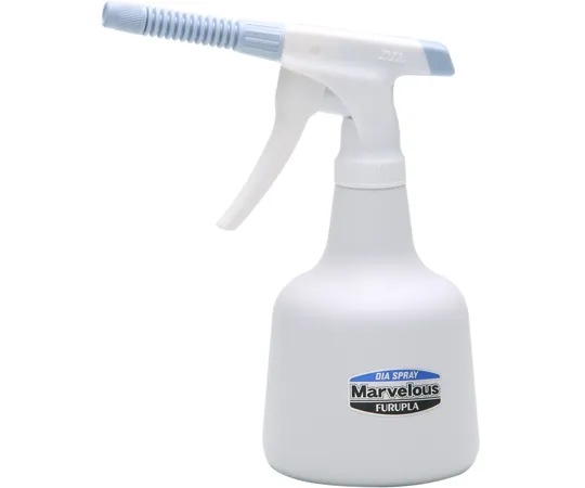 67-2986-52 Diamond Sprayer Marvelous 8 cm Straight Nozzle Type 500 mL Light Blue 12 Pieces No.4530-22
