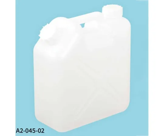 67-2983-08 Square Bottle 10 L, Double-***ed S Type (C/P), No Nozzle Type, with Cap, 9 pcs A2-045-02