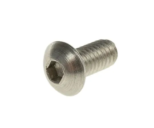63-4739-44 RS PRO M4 x 8mm Hex Socket Button Screw Plain Stainless Steel 232-8170