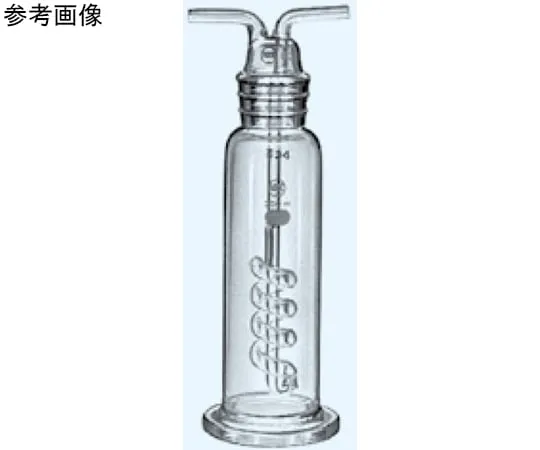 65-8682-56 Gas Washing Bottle Walter Type TS Sliding Part 34 250 mL (1 Set) 710-2034