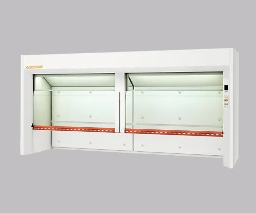 3-4165-01　［Discontinued］Laboratory Bench Hood Single-Sided Type, VAV Automatic Exhaust Control, Non-Pole Type, Made Of Steel 2380 x 730 x 1600　RTSV24