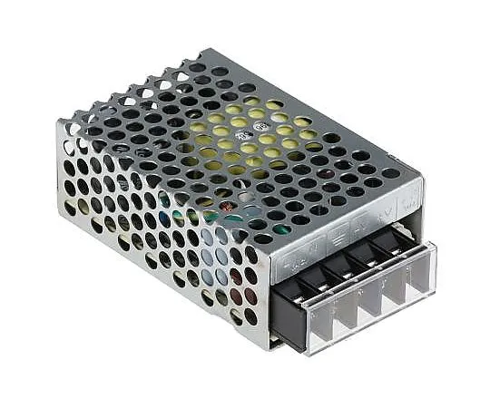 63-4913-25 Mean Well 25W 1 Output Embedded Switch Mode Power Supply SMPS, 5A, 5V dc Enclosed RS-25-5