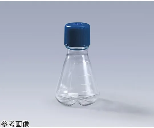 65-9407-23 Sterile Erlenmeyer Flask with Baffle 125 mL, PC Seal Cap 1 x 24 Pack CELCUFG034125S