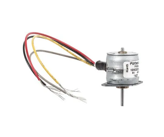 63-4774-77 McLennan Servo Supplies Bipolar Permanent Magnet Stepper Motor 18°, 3.9mNm, 5 V, 125 mA, 4 Wires 15M020D-1B