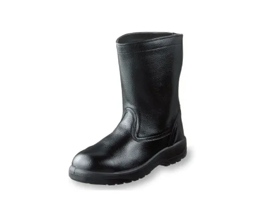 64-6535-13 Resin Toecap Urethane 2-Layer Half Boots Black 23.5 cm AZ311