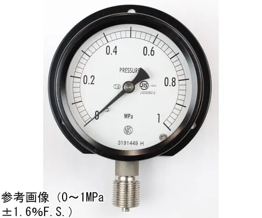 65-4296-25-20 Sealed Pressure Gauge (75Φ) Vertical B Frame with 0.6 MPa with Inspection Certificate BC10-233