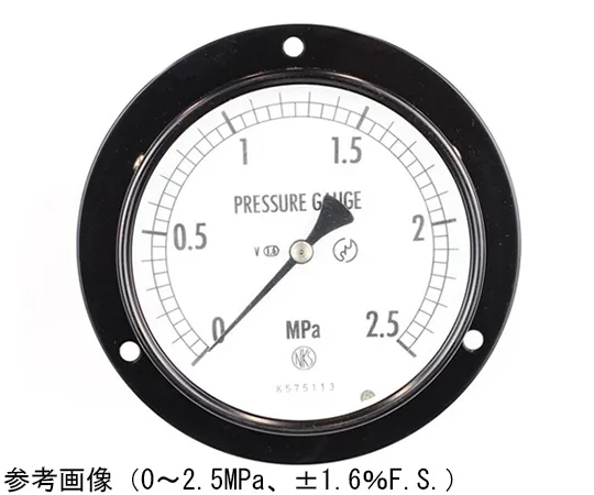 65-4282-16-20 Normal Pressure Gauge (Φ100) Embedded D Frame (Mounting Hole) with 0.2 MPa Inspection Certificate for Vibration Resistance AE15-233