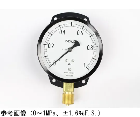 65-4289-66-20 Normal Pressure Gauge (Φ100) Vertical C Frame for Vibration Resistance - With 0.1~0.25 MPa with Inspection Certificate AE20-841