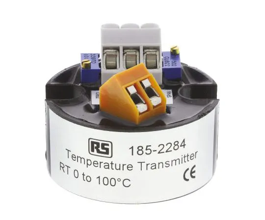 63-4718-01 PT100 Temperature Transmitter, 12 → 36 V dc, 0 → +100 °C 185-2284