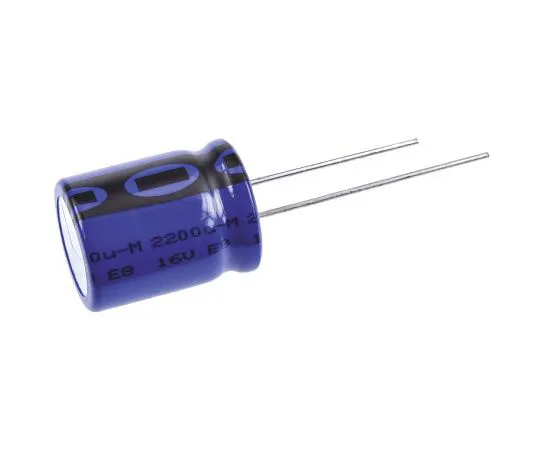 63-4732-69 Vishay 2200μF 16V dc Aluminium Electrolytic Capacitor, Through Hole 16 (Dia.) x 20mm +105°C 16mm 7.5mm MAL213655222E3