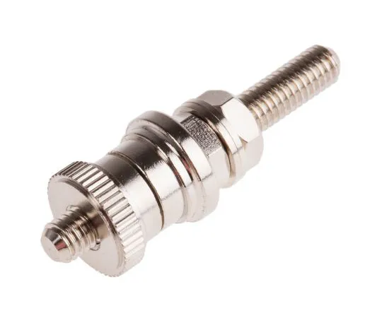 63-4933-11 RS PRO 30A, Silver Binding Post With Brass Contacts and Nickel Plated - 5mm Hole Diameter 668-4590