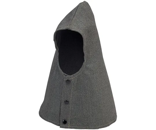 65-1692-67 Gooden ® Flame Retardant Hood Front Button Ash EHC28