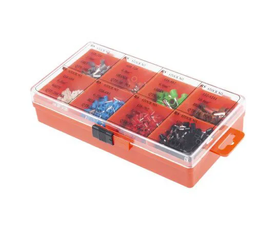 63-4738-25 RS PRO French Colour Coded Bootlace Ferrule Crimp terminal Kit 228-0321