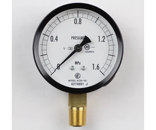 65-4278-57-20 Normal Pressure Gauge (Φ75) Vertical A Frame for Vibration Resistance with 1.6 MPa Inspection Certificate AC20-181