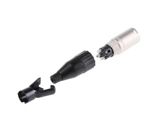 63-4927-83 Amphenol 3 Way Cable Mount XLR Connector, Male, Silver Plated Contacts AC3MM