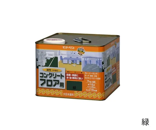 61-4451-89 Oil Paint (For Concrete Floor, Gray) 7kg Gray