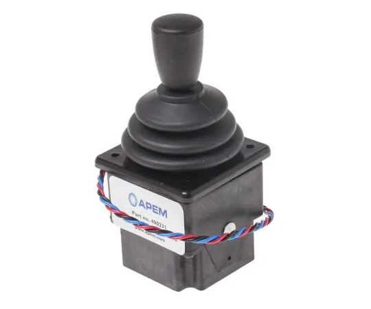 63-4839-25 IP65 Potentiometer Joystick, 1 axes Flying Lead, -20 → +55°C 4R18-2S1E-32-49