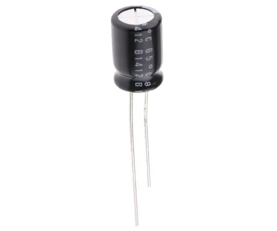 63-4847-48 Nichicon 470μF 16V dc Aluminium Electrolytic Capacitor, Through Hole 8 (Dia.) x 11.5mm +85°C 8mm 3.5mm UVR1C471MPD