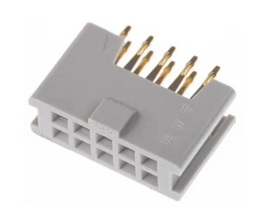 63-4834-73 3M 8500 Series 2.54mm Pitch 10 Way 2 Row Straight PCB Socket, Through Hole, Solder Termination 8510-4500PL
