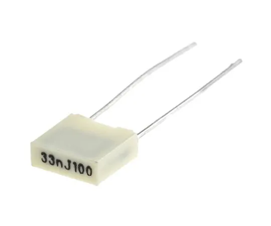 63-4760-09 KEMET 33nF Polyester Capacitor PET 63 V ac, 100 V dc ±5% R82 Series Through Hole R82EC2330DQ50J