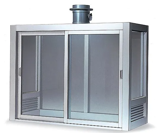 3-5821-01　［Discontinued］Laboratory Bench Hood Single-Sided Type, Made Of Aluminum Slide Sash Type 1200 x 750 x 1400　TSS-1200
