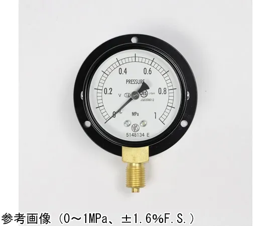 65-4270-42 Normal Pressure Gauge (Φ60) Vertical B Frame for Vibration Resistance 0.1 MPa AA10-221